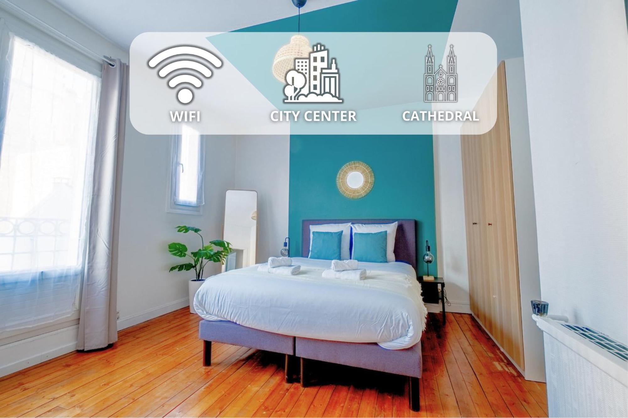 Wellness Bubble - Cathedrale - Hypercentre Apartment Реймс Екстериор снимка